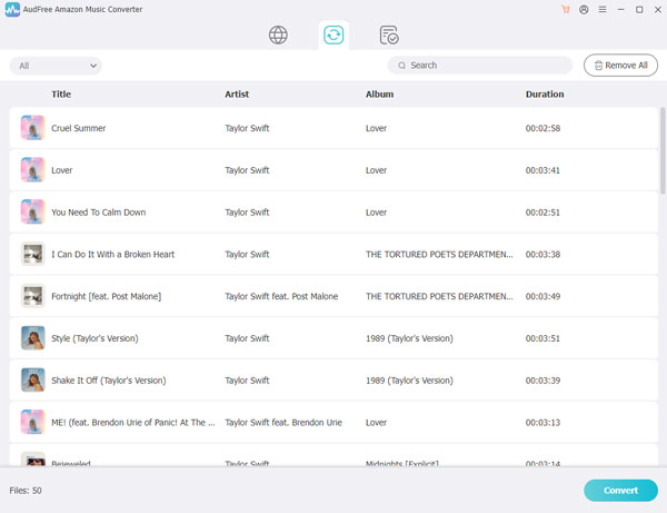 converting amazon music for denon dj