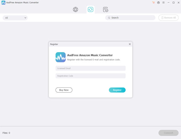 register audfree amazon music converter