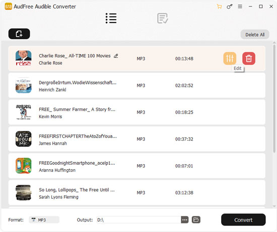 add audible audiobooks