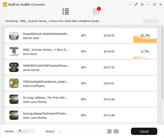 convert audible audiobooks