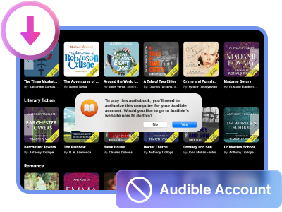 download audible audiobooks with authorization
