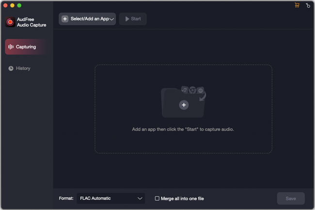 add amazon music to audfree audio capture