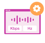 set output audio for recording