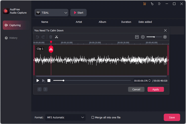 edit audio recordings