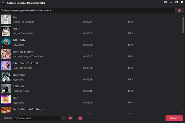 add deezer songs to play on discord