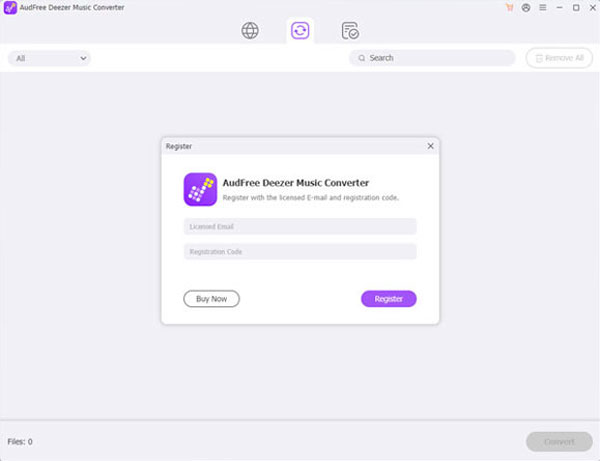 register audfree deezer music converter