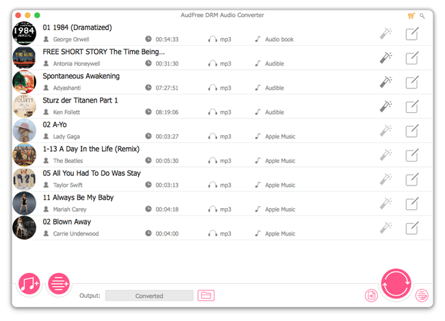 AudFree DRM Audio Converter for Mac 1.0.0 破解版 – 万能音频转换器