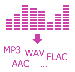 convert audio recordings