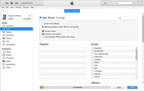 put amazon music on mp3 player by itunes