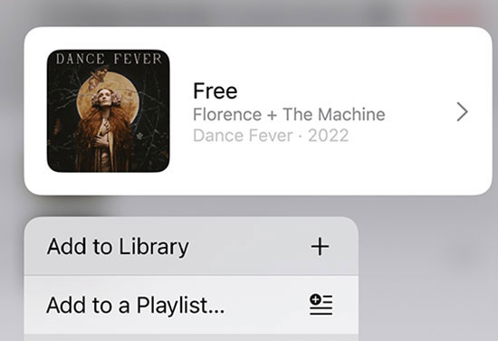 add apple music to library iphone