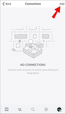 add connections on discord