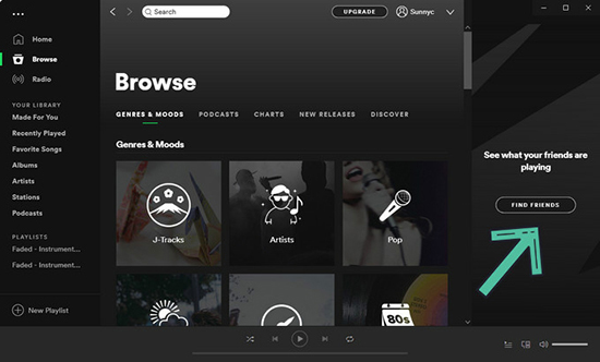 how to add friends on spotify