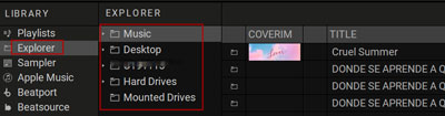 add local tidal music to djuced
