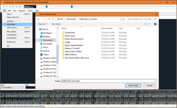 put tidal on foobar2000