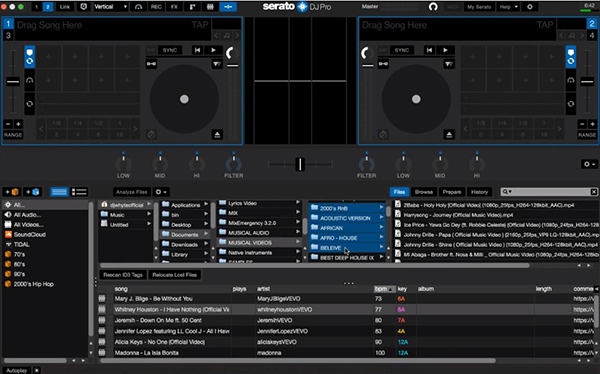 get spotify on serato dj via serato file option