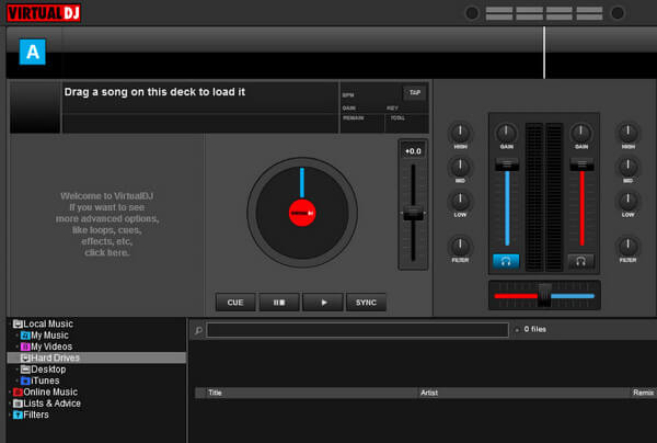 add local tidal music to virtual dj