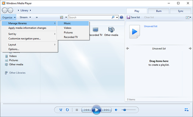 add local spotify music to windows media player