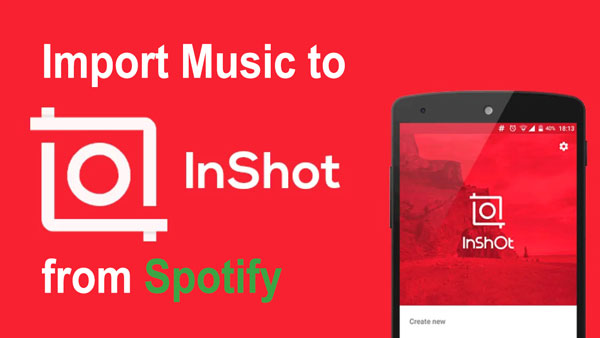 import music from spotify to inshot