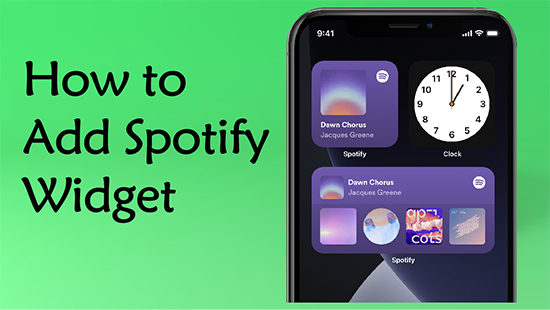 how to add spotify widget