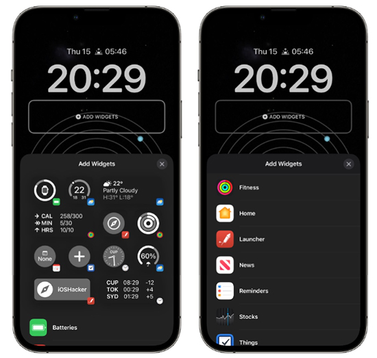 add deezer lock screen widgets on iphone