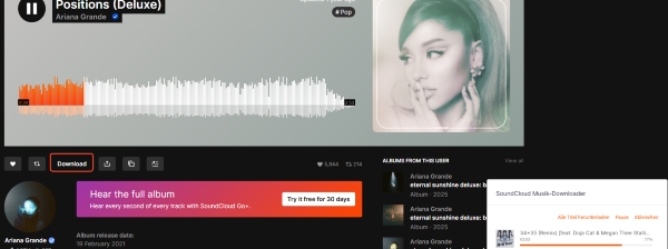 download soundcloud playlist via addoncrop