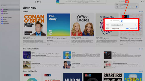 play audible through sonos via airplay on mac