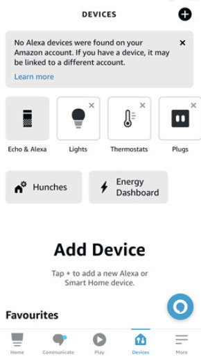 connect echo to wifi on alexa app