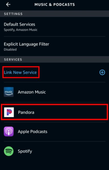 shuffle play pandora via alexa