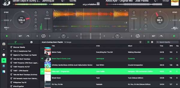 algoriddim tidal dj app