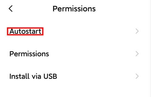 allow app autostart on android to fix google clock spotify not working