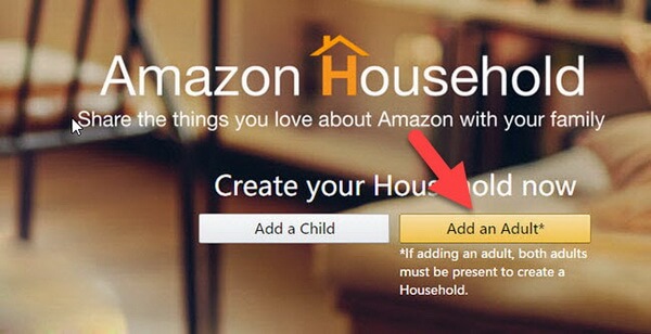 amazon household sharing
