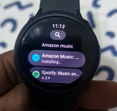 amazon music app for galaxy watch