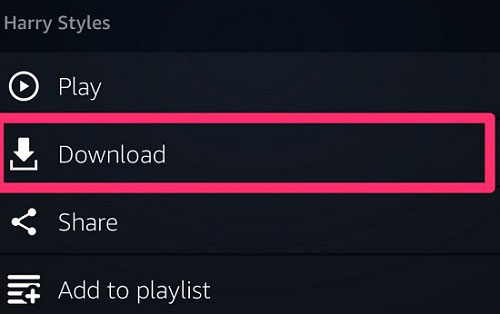amazon music download button greyed out