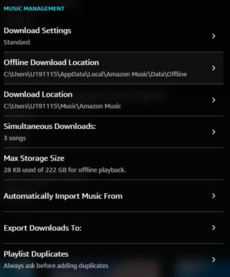 transfer playlist from tidal to amazon music