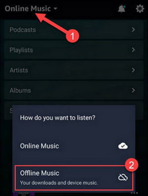 how to get amazon prime music download to iphone