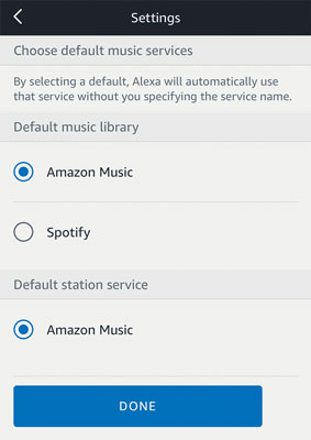 amazon music app sleep timer on alexa