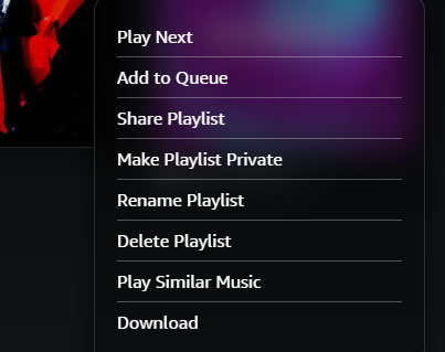 get an offline playlist on amazon music