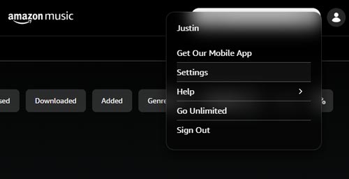 amazon music profile