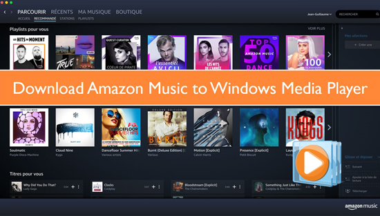 how to transfer amazon music to windows media player