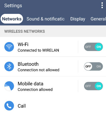 enable bluetooth on phone
