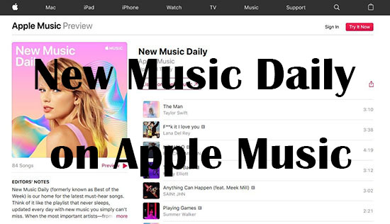 apple launches new music daily