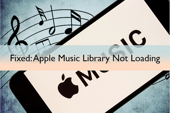 apple music library not loading