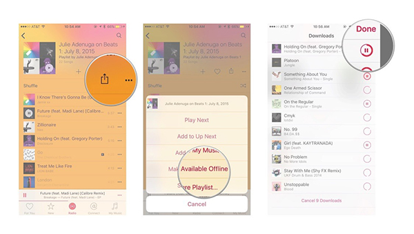 apple music offline on mobile