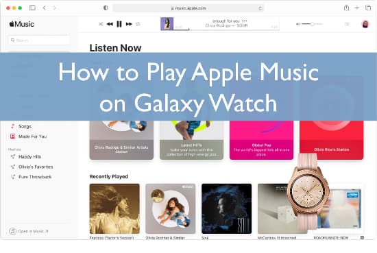 apple music on galaxy watch