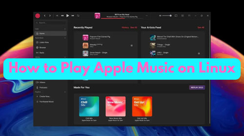 play apple music on linux