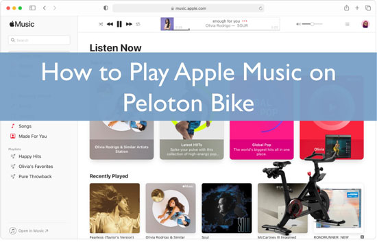 how to play apple music on peloton