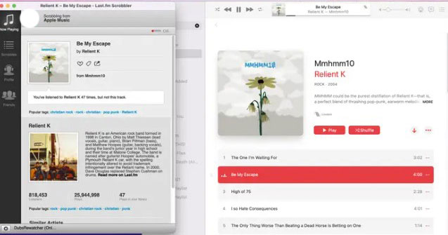 scrobble apple music with lastfm scrobbler