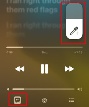 exclusive apple music sing mode on iphone