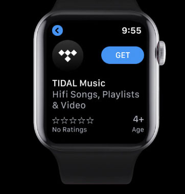 get apple watch tidal app