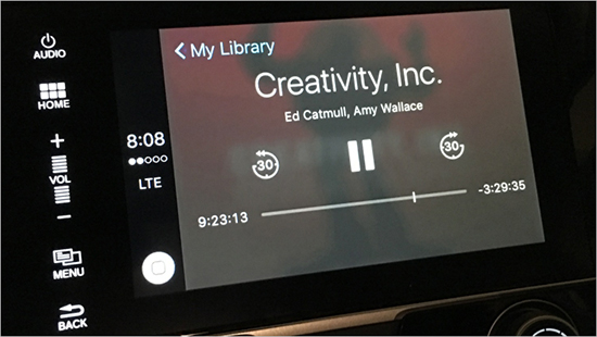 play audible in the car via carplay